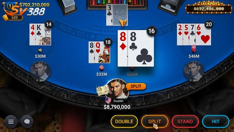 Hướng dẫn từ A-Z cách chơi game Blackjack SV388 hiệu quả 3 Lợi ích khi chơi Blackjack SV388